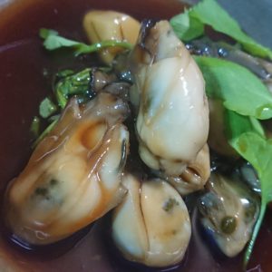 牡蠣で呑む。日本酒 高知