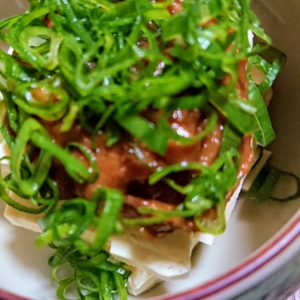 胡麻に大豆に葱。日本酒 高知